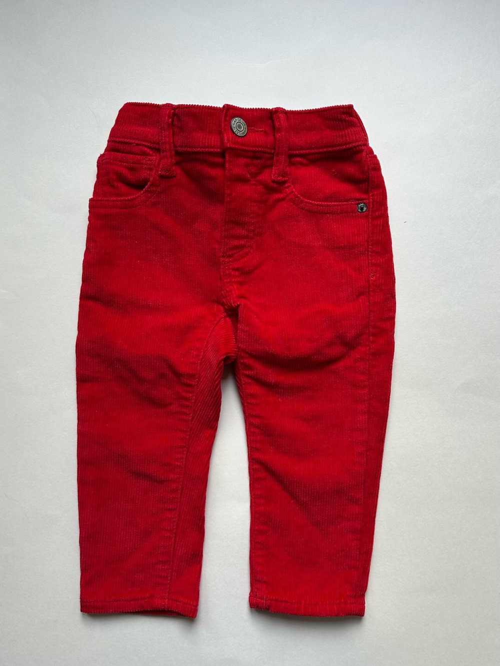 Baby Gap Red Corduroy Kids Pants - Cotton